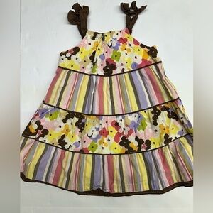 Gymboree Floral Jungle Gem / Safari Sundress Girls 2T